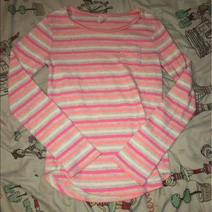 Pink, white and tan thermal